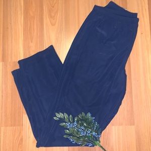 Feel So Good! Susan Graver Navy Pull On Pants Women’s Size Medium